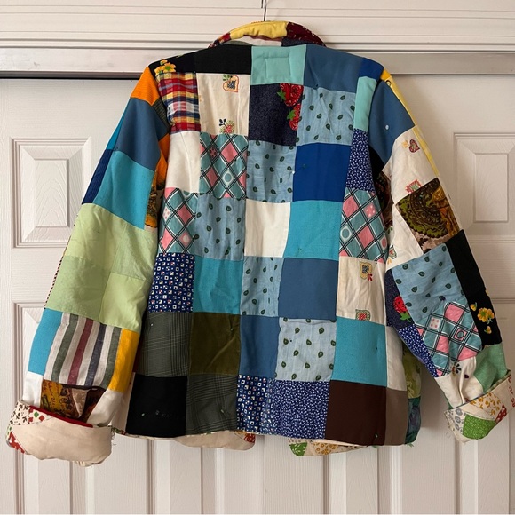 Handmaid Quilt Coat Jacket - Picture 3 of 3
